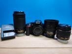 Nikon D5600 + lensen, Audio, Tv en Foto, Fotocamera's Digitaal, Ophalen, Spiegelreflex, Zo goed als nieuw, Nikon