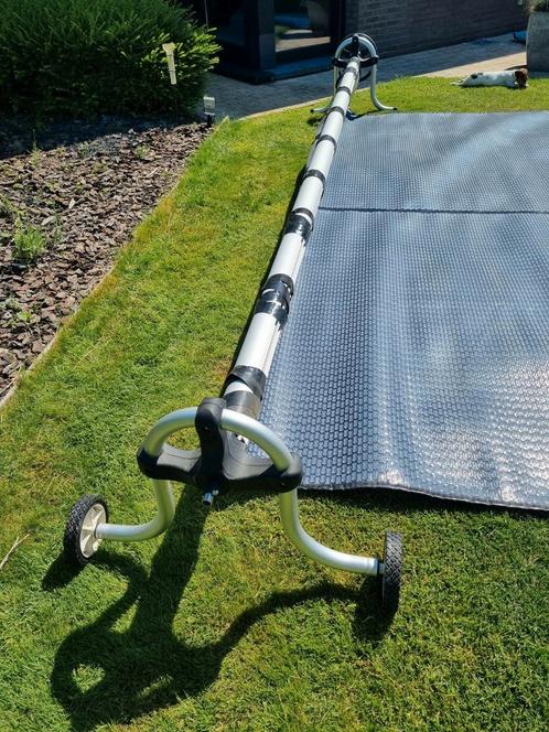 Zomerzeil zwembad in zware noppenfolie., Tuin en Terras, Zwembad-toebehoren, Zo goed als nieuw, Afdekzeil, Ophalen