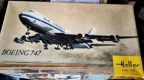 Boeing 747 Heller 1/125 doos voor onderdelen  856, Hobby en Vrije tijd, Modelbouw | Vliegtuigen en Helikopters, Gebruikt, Vliegtuig