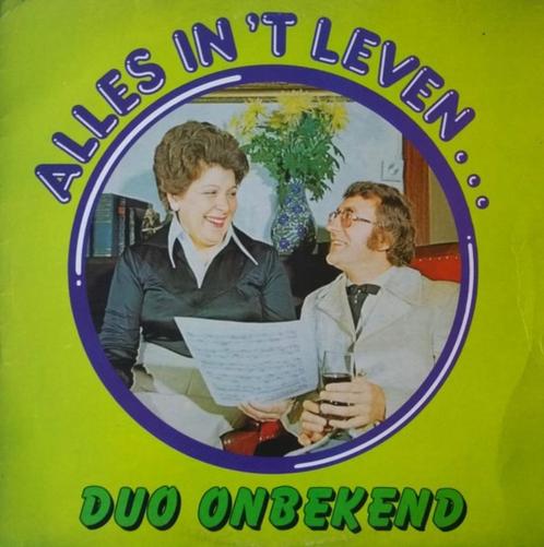 DUO ONBEKEND - Alles In 't Leven...  ( Lp Telstar Levenslied, Cd's en Dvd's, Vinyl | Nederlandstalig, Pop, Ophalen of Verzenden