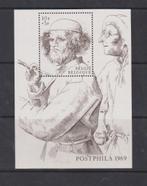 België 1969 Blok POSTPHILA II Bruegel de Oude **, Verzenden, Orginele gom, Kunst, Postfris