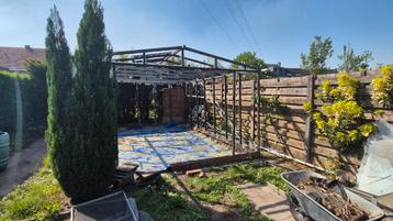 Serre kader zonder glas, Tuin en Terras, Kassen, Ophalen, Overige materialen, Gebruikt, Staal