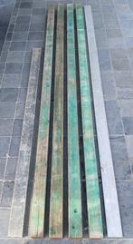 4 houten metselprofielen (metsersprofiel) & 2 reilatten, Ophalen, Zo goed als nieuw