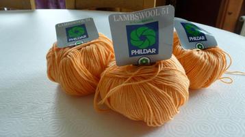Lot de laine Phildar Lambswool 51 melon