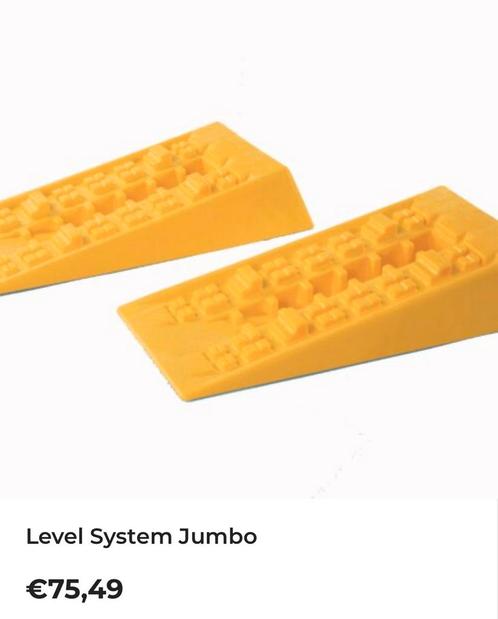 Level System Jumbo oprijblokken van Fiamma voor camper, Caravans en Kamperen, Mobilhome-accessoires, Ophalen of Verzenden