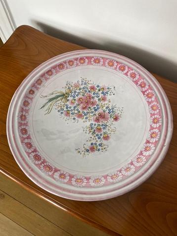 Plat en grès, Assiettes(s), Poterie, Comme neuf, Enlèvement