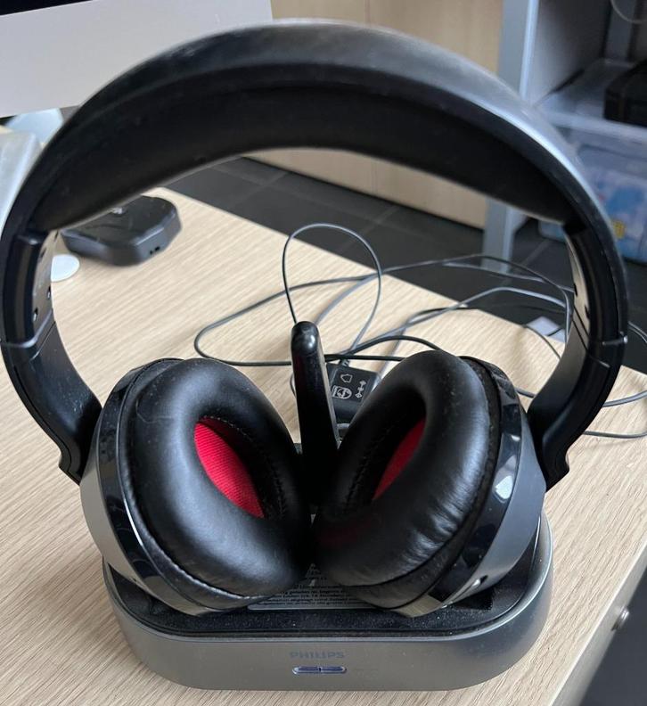 Philips SHC8535 draadloze hoofdtelefoon, Audio, Tv en Foto, Hoofdtelefoons, Gebruikt, Over oor (circumaural), Philips, Draadloos