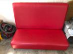 Treinbank, horeca wandbank, Ophalen, Rood, Gebruikt, Minder dan 75 cm