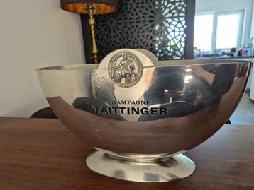 Zeldzame tinnen champagne-emmer van Taittinger — Objet de co beschikbaar voor biedingen