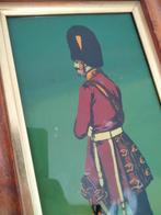prijs per stuk oude glasplaten schilderij soldaat, Antiek en Kunst, Antiek | Woonaccessoires, Ophalen of Verzenden