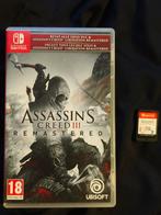 Assassin's creed 3 Nintendo switch, Enlèvement ou Envoi, Comme neuf