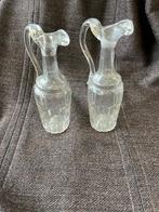 Petites carafes huile & vinaigre début XXe, Antiquités & Art, Enlèvement ou Envoi