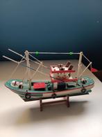 Groen model visserboot, Ophalen of Verzenden, Zo goed als nieuw