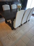 Eettafel + stoelen, Huis en Inrichting, Tafels | Eettafels, Ophalen