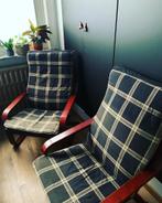 Comfortabele fauteuils 2 stuks, Huis en Inrichting, Fauteuils, Gebruikt, Ophalen of Verzenden, Hout