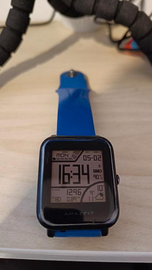 Xiaomi Amazfit bip Smartwatch met 2 laadkabel, Bijoux, Sacs & Beauté, Montres connectées, Utilisé, Android, Distance, Bandage calorique