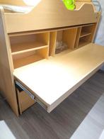 Lit superposé avec 2 ou 3 lits et bureau gigogne, Maison & Meubles, 100 cm, 210 cm, Comme neuf, Enlèvement