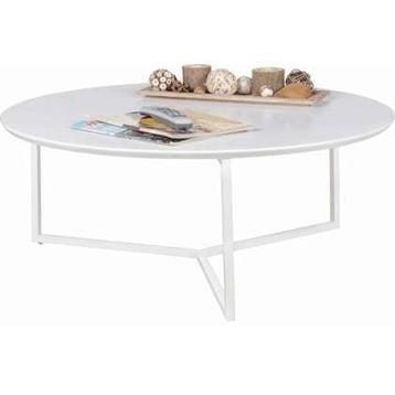 Rond wit salontafel 80 cm beschikbaar voor biedingen