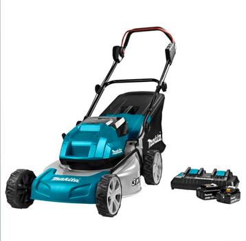 Makita grasmaaier DLM460PT2 2x 5.0ah + dual lader beschikbaar voor biedingen
