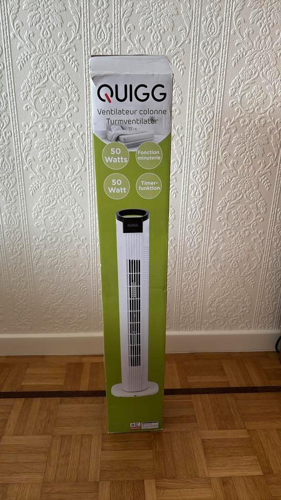 Nieuwe. Witte Ventilator, Elektronische apparatuur, Ventilatoren, Nieuw, Torenventilator, Ventilator met afstandsbediening, Ophalen