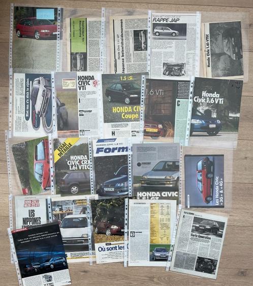 HONDA CIVIC VTI - ARTIKELS, Boeken, Auto's | Folders en Tijdschriften, Honda, Ophalen of Verzenden