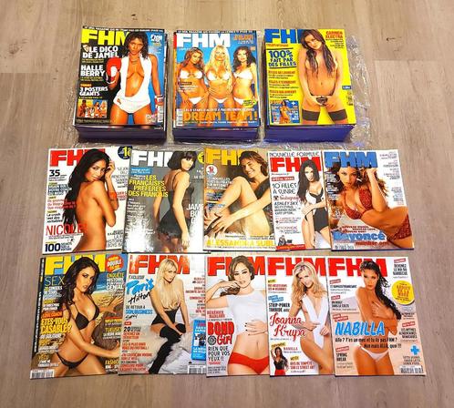 FHM Lot de 119 Revues + SP/Bonus, Livres, Journaux & Revues, Comme neuf, Magazine féminins, Enlèvement ou Envoi