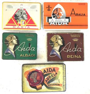 Blikken dozen Aida sigaren, Verzamelen, Ophalen of Verzenden, Zo goed als nieuw, Overige