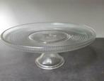 Taartschaal/glas/diameter 30 cm, Huis en Inrichting, Ophalen of Verzenden, Zo goed als nieuw