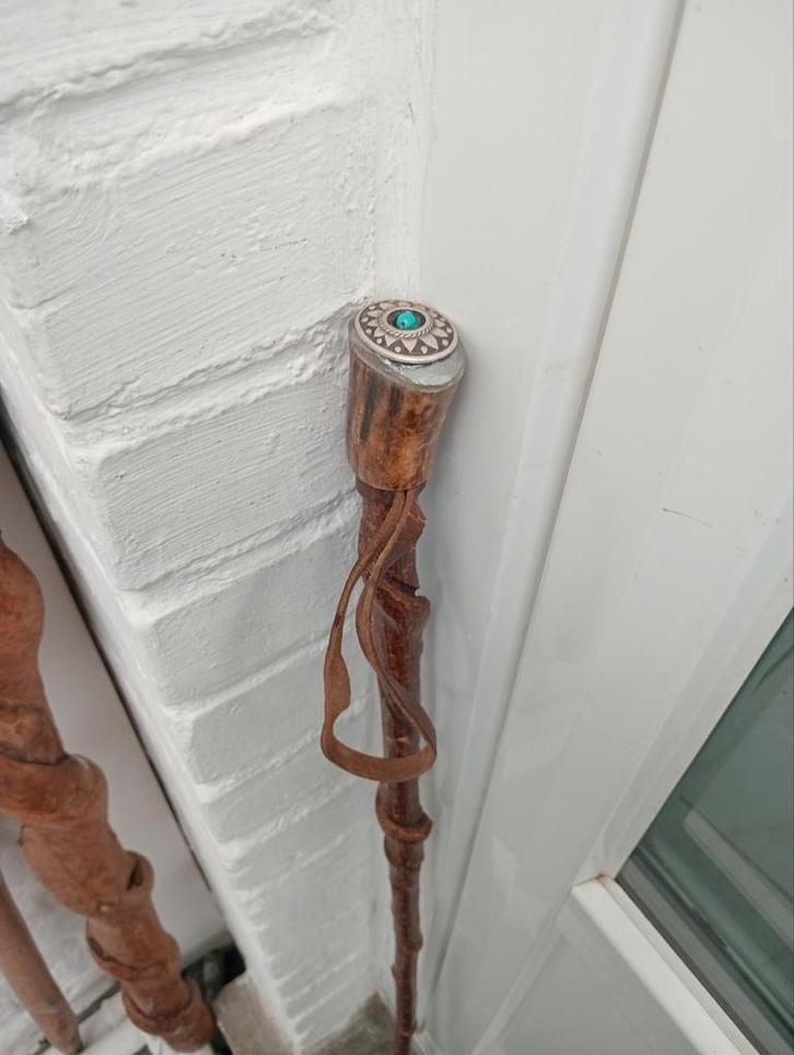 Canne noisetier tortueux  93 cm, Diversen, Wandelstokken, Ophalen of Verzenden