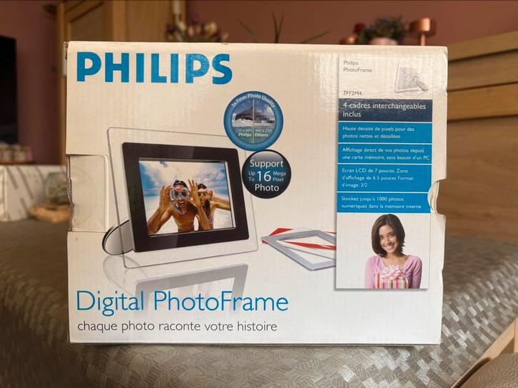 Philips 7FF2M4/00 Digital PhotoFrame, Audio, Tv en Foto, Foto | Digitale fotokaders, Nieuw, Kleiner dan 8 inch, Ophalen