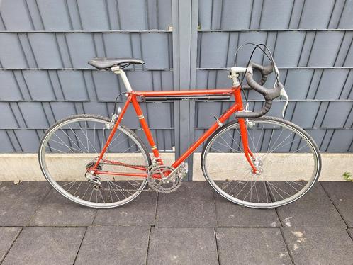 Retro racefiets rood, Fietsen en Brommers, Fietsen | Racefietsen, Zo goed als nieuw, Overige merken, 28 inch, 53 tot 57 cm, Ophalen