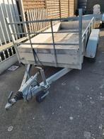Aanhangwagen Dubbelas geremd te koop, Ophalen, Gebruikt
