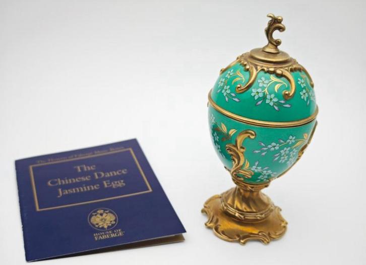 House of Fabergé porselein muziek ei Chinese Dance Jasmine, Antiek en Kunst, Curiosa en Brocante, Ophalen of Verzenden