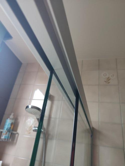 Douche schuifdeur Dusholux, Doe-het-zelf en Bouw, Sanitair, Gebruikt, Douche, Glas, Ophalen