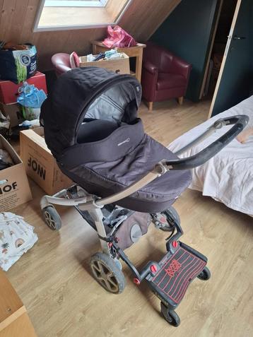 Bébéconfort kinderwagen + draagmand + floorseat +accessoires, Enfants & Bébés, Enlèvement, Utilisé, Poussette combi