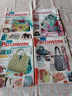 Lot 4 revues  patchwork sacs tendance, Autres sujets/thèmes, Utilisé, Enlèvement ou Envoi