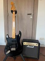 Linkshandige elektrische gitaar Stratocaster met versterker, Muziek en Instrumenten, Ophalen, Fender, Met versterker