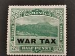 Dominica 1918 - opdruk WAR TAX  in vet *, Ophalen of Verzenden, Postfris, Noord-Amerika