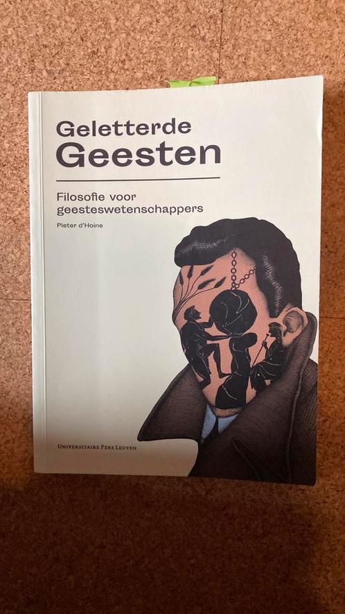 Pieter D'Hoine - Geletterde geesten, Boeken, Filosofie, Zo goed als nieuw, Ophalen of Verzenden