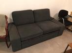 Zetel, grijs, Huis en Inrichting, Ophalen, Gebruikt, Driepersoons, Rechte bank