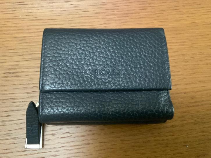 Picard  Portemonnee Leer - Nieuw, Handtassen en Accessoires, Portemonnees, Nieuw, Blauw, Leder, Ophalen of Verzenden