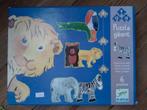 Djeco puzzel 6 grote dieren,  9 - 12 - 15 stukken, 10 à 50 pièces, 4 à 6 ans, Utilisé, Enlèvement ou Envoi