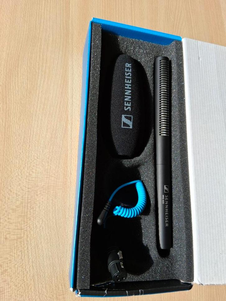 Sennheiser MKE 600, condenser camera shotgun microphone, Audio, Tv en Foto, Fotografie | Professionele apparatuur, Zo goed als nieuw