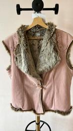 Bodywarmer in roze daim, Kleding | Dames, Ophalen, Zo goed als nieuw, Roze