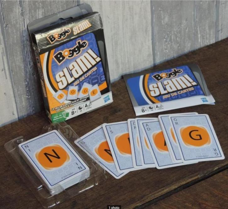 Boggle Slam volledig kaartspel, Hobby en Vrije tijd, Gezelschapsspellen | Bordspellen, Gebruikt, Een of twee spelers, Drie of vier spelers