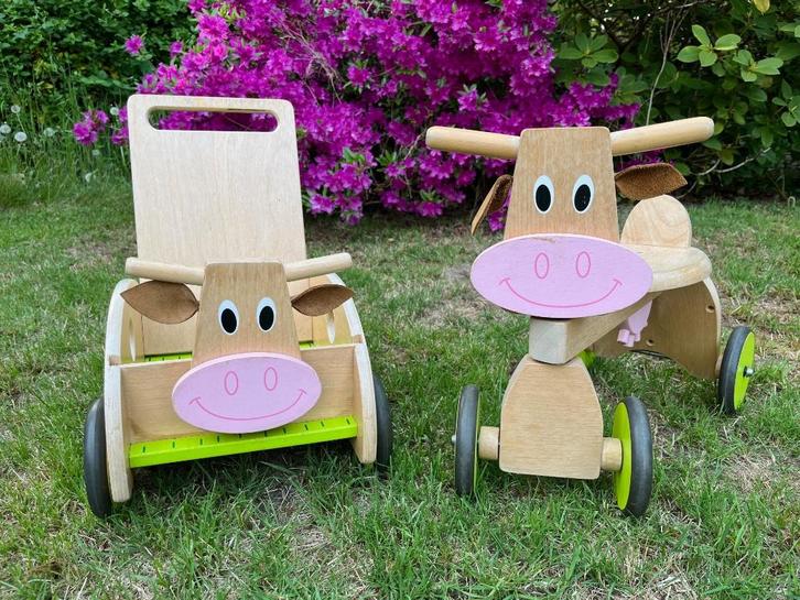 Loopfiets en wandelwagen - Scratch, Kinderen en Baby's, Speelgoed | Buiten | Voertuigen en Loopfietsen, Gebruikt, Loopvoertuig