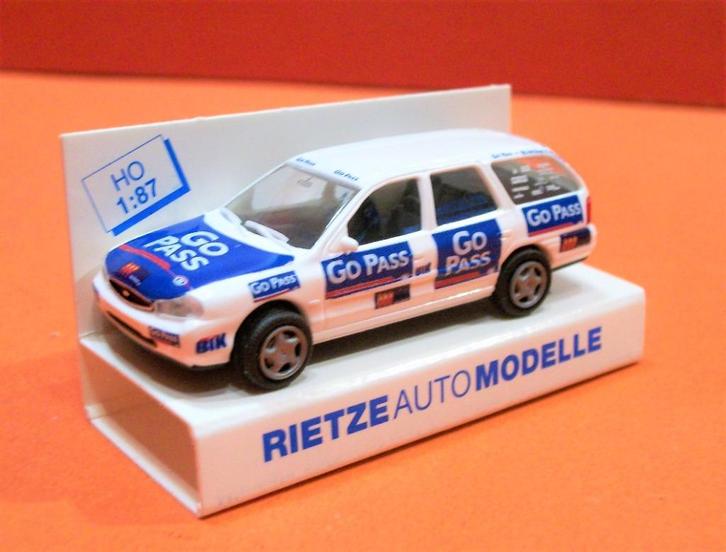 AUTO SNCB - GO PASS - ABX - BELGISCHE AUTO - RIETZE H0 -1:87, Hobby en Vrije tijd, Modeltreinen | H0, Nieuw, Overige typen, Gelijkstroom of Wisselstroom
