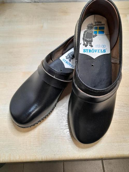 Zweedse klompen Strovels maat 42, Kleding | Heren, Schoenen, Zo goed als nieuw, Klompen, Zwart, Ophalen of Verzenden