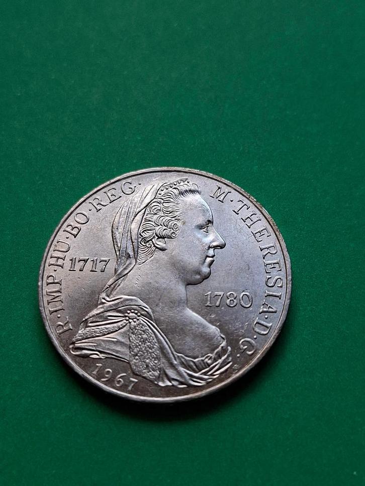 1967 Oostenrijk 25 Schilling in zilver Maria Theresia, Postzegels en Munten, Munten | Europa | Niet-Euromunten, Losse munt, Oostenrijk