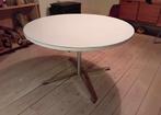 Witte ronde tafel, Huis en Inrichting, Tafels | Eettafels, 100 tot 150 cm, 100 tot 150 cm, Kunststof, Rond